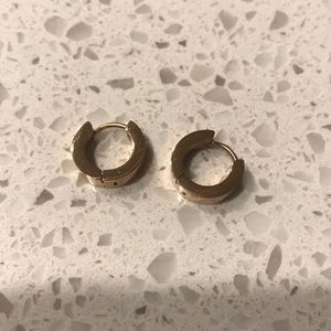 Small hoop earrings